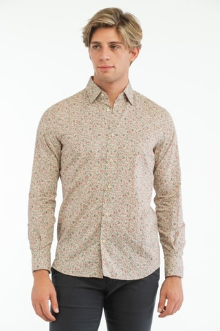 Chemise regular - Beige - Glanshirt