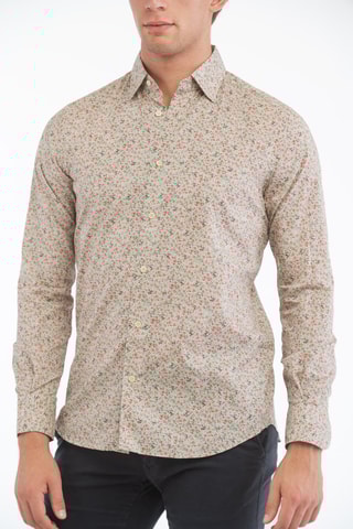 Chemise regular - Beige - Glanshirt