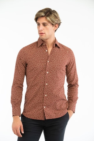 Chemise regular - Rouge - Glanshirt