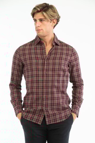 Chemise regular - Bordeaux - Glanshirt