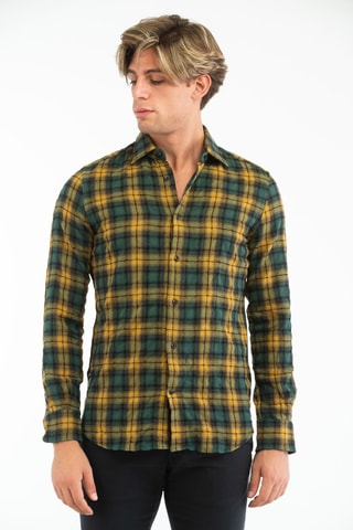 Chemise regular - Vert foncé - Glanshirt