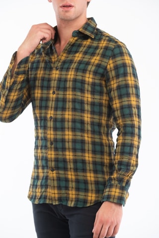 Chemise regular - Vert foncé - Glanshirt