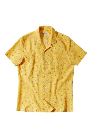 Chemise regular - Jaune - Glanshirt