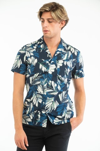 Chemise regular - Bleu marine - Glanshirt