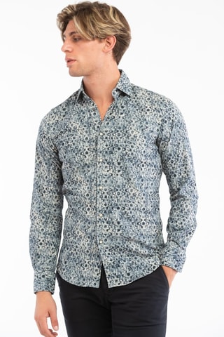 Chemise slim - Bleu foncé - Glanshirt