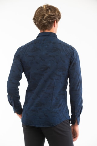Chemise slim - Bleu marine - Glanshirt