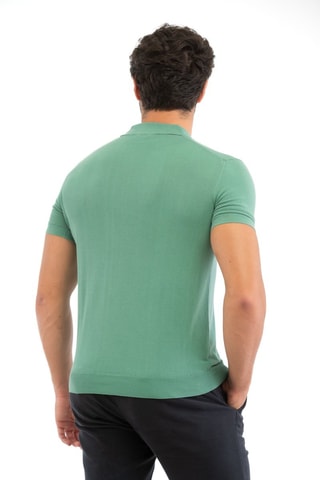 Polo regular - Vert - Zanone