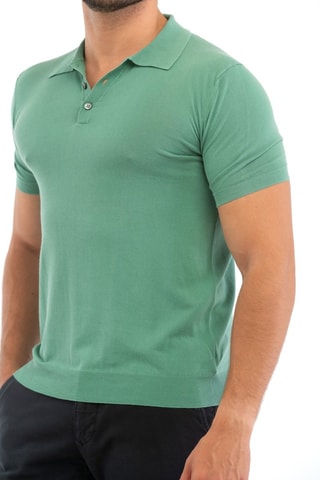 Polo regular - Vert - Zanone