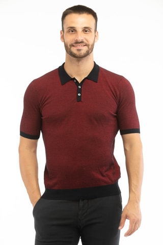 Polo slim - Bordeaux - Zanone