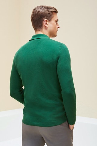 Polo slim - Vert - Zanone