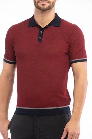 Polo slim - Bordeaux - Zanone