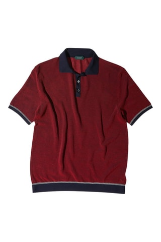 Polo slim - Bordeaux - Zanone