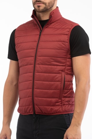 Doudoune slim sans manches - Bordeaux - Montedoro