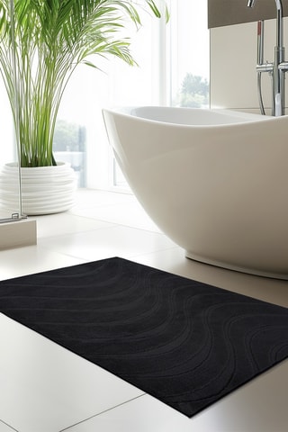 Tapis de bain Badematte Ocean Touch - Noir