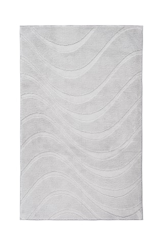 Tapis de bain Badematte Ripple Soft - Gris clair