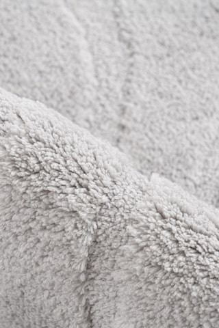 Tapis de bain Badematte Ripple Soft - Gris clair