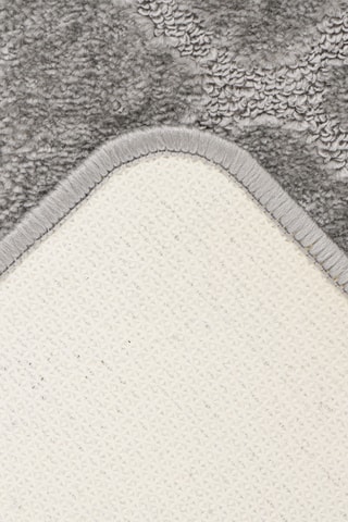 2 tapis de bain Badematte Soft Lagoon - Gris clair 