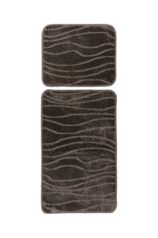 2 tapis de bain Badematte Zen Bath - Taupe 