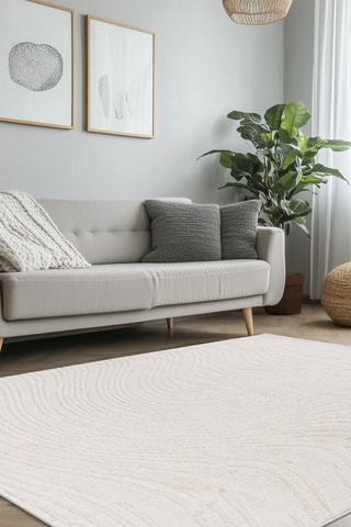 Tapis Oxygen - Ivoire