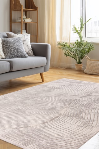 Tapis Jardin  - Argenté et ivoire