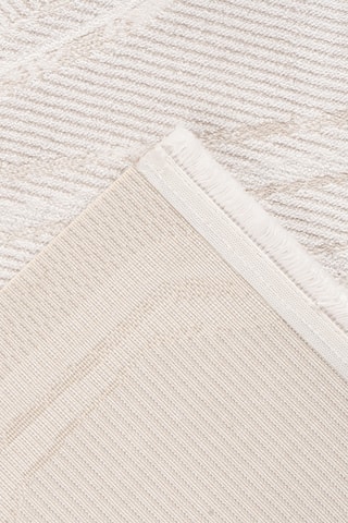 Tapis Jardin  - Beige et argenté