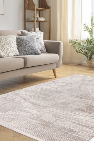 Tapis Jardin  - Argenté et ivoire