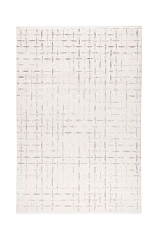 Tapis Jardin  - Argenté et ivoire