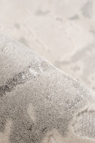 Tapis Tropez  - Argenté et ivoire