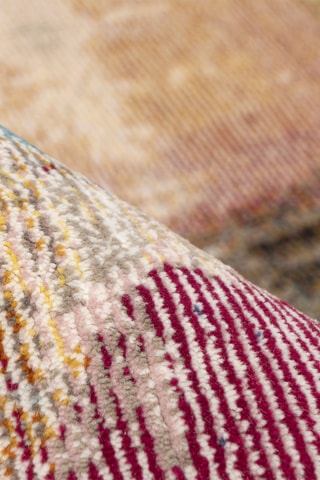 Tapis Blazing Star - Bleu cobalt et bordeaux 