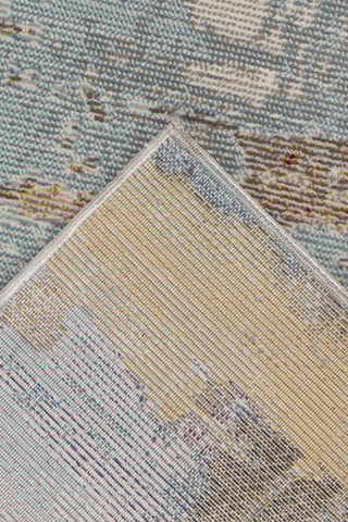 Tapis Blazing Star - Bleu cobalt et bordeaux 