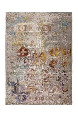 Tapis Cordage - Gris foncé et marron 