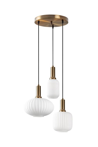 Hanglamp Asker - Goudkleurig - 3 x 40 W