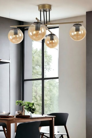 Hanglamp Oslo 4 - Goudkleurig