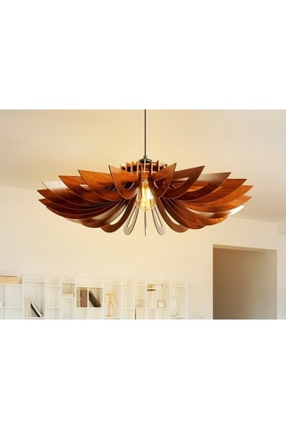 2 Hanglampen - Bruin