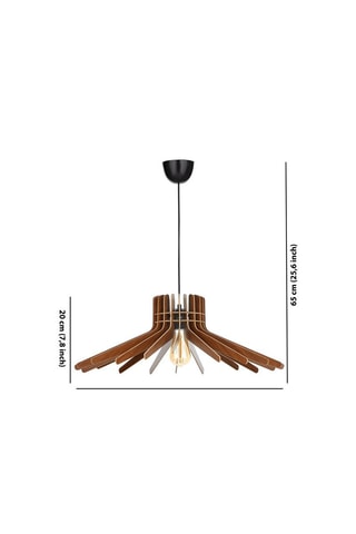 Hanglamp - Bruin - 45 - 60 W