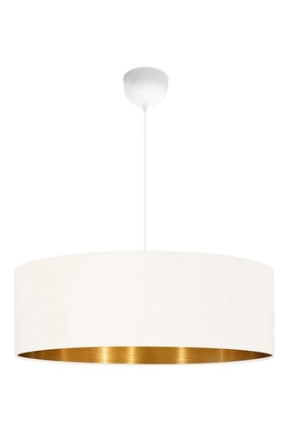 Ledhanglamp Ayd - Beige en Goudkleurig