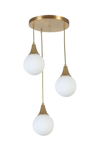 Hanglamp - Wit - 3 x 40 - 60 W