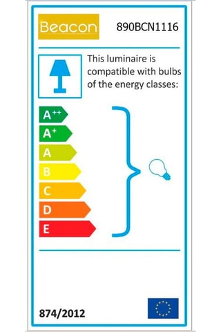Lierehouten Hanglamp Zikzak - Naturel - 2 x 60 W