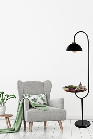 Staanlamp Zümrüt Siyah Lambader - Zwart - 165 cm - 60 W