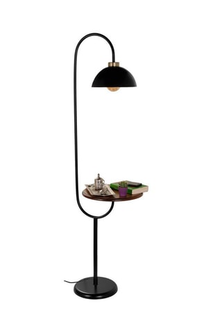 Staanlamp Zümrüt Siyah Lambader - Zwart - 165 cm - 60 W