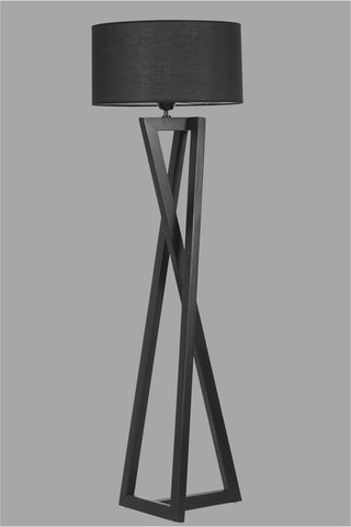 Staanlamp Yildo - Zwart en Koperkleurig - 60 W