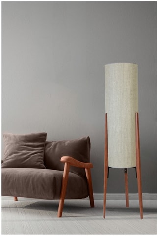 Staanlamp Yildo - Zwart en Goudkleurig - 40-60 W