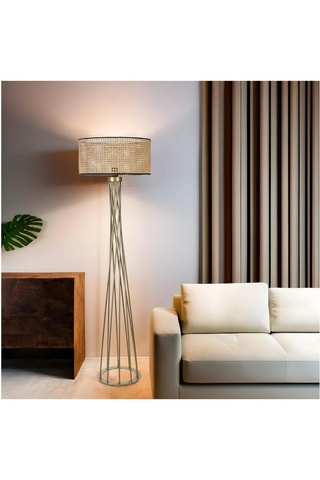 Staanlamp - Goudkleurig - 40 - 60 W - 170 cm