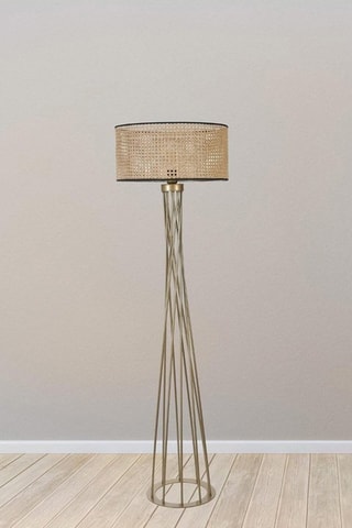 Staanlamp - Goudkleurig - 40 - 60 W - 170 cm