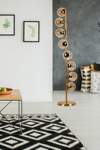 Staanlamp Simay - Goudkleurig