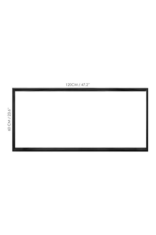 MDF Gekaderde Wanddecoratie Chloé2 - 120 x 60 cm