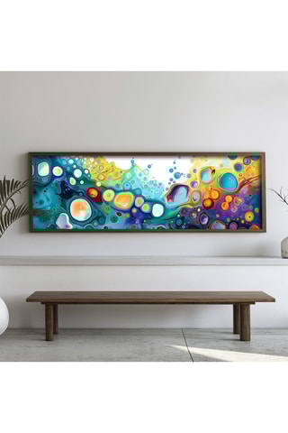 Grenenhouten Wanddecoratie - 40 x 120 x 3,5 cm