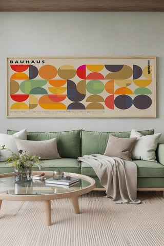Wanddecoratie Bauhaus - 50 x 120 cm