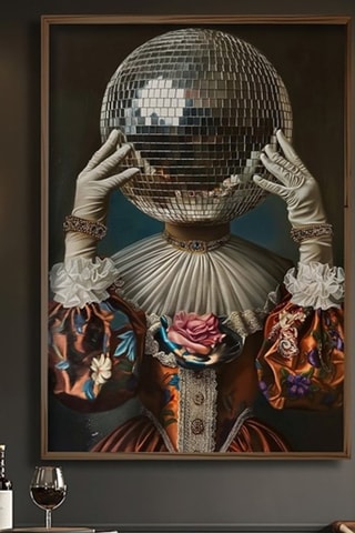 Mdf Wanddecoratie René32 - 35 x 47 cm