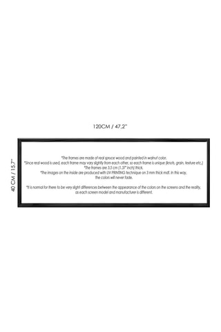 Mdf Wanddecoratie Sophie2 - 120 x 40 cm